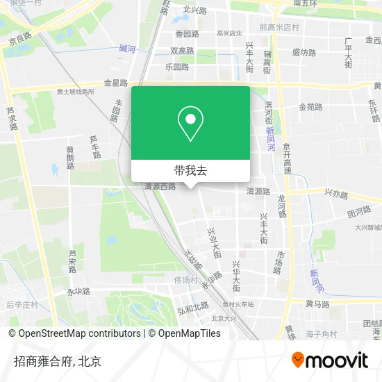 招商雍合府地图