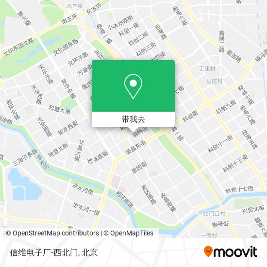 信维电子厂-西北门地图