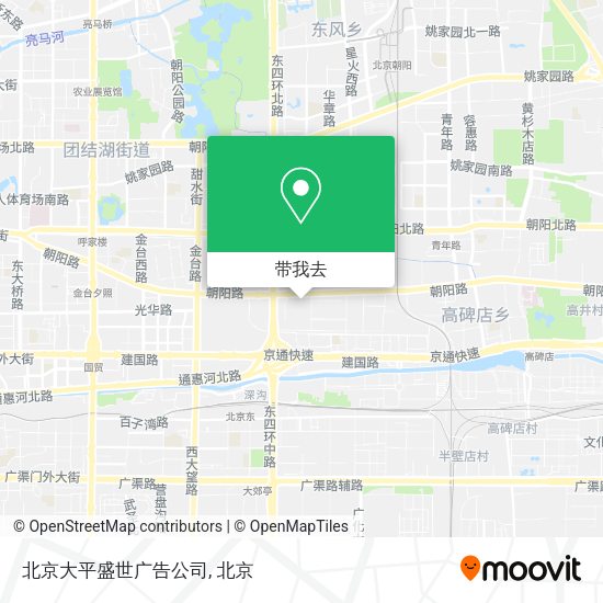 北京大平盛世广告公司地图