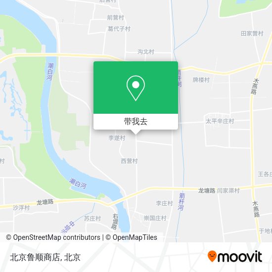 北京鲁顺商店地图