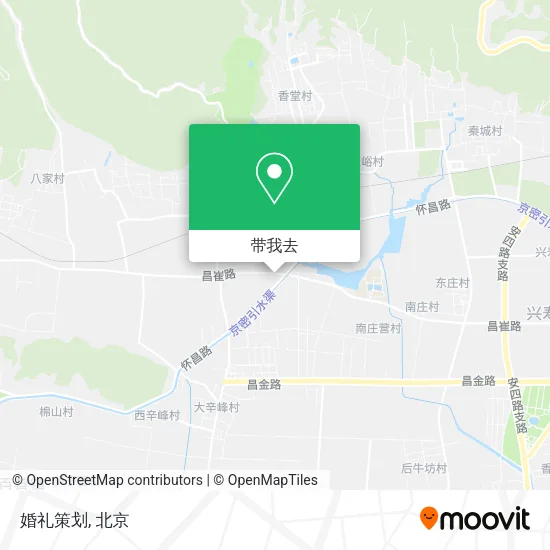 婚礼策划地图
