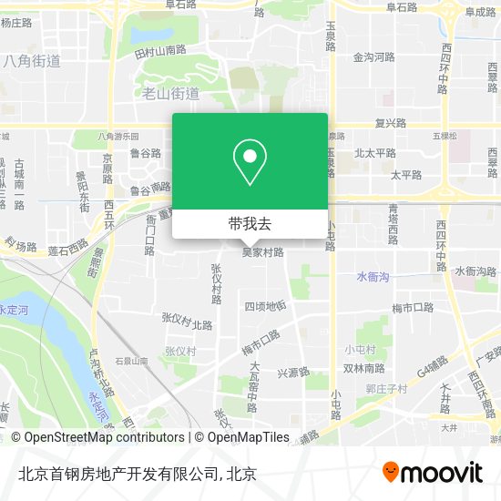 北京首钢房地产开发有限公司地图