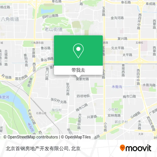 北京首钢房地产开发有限公司地图