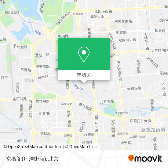 京徽阁(厂洼街店)地图