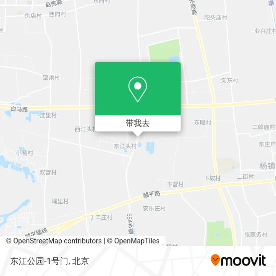 东江公园-1号门地图