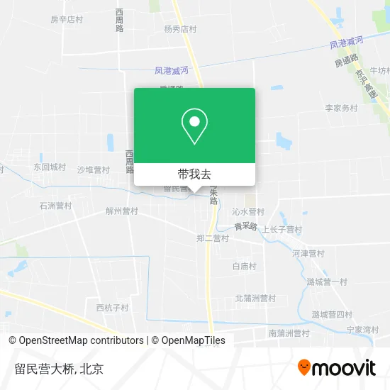 留民营大桥地图