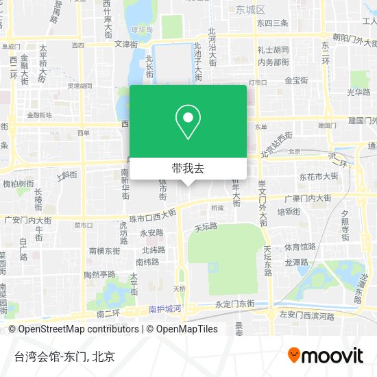 台湾会馆-东门地图