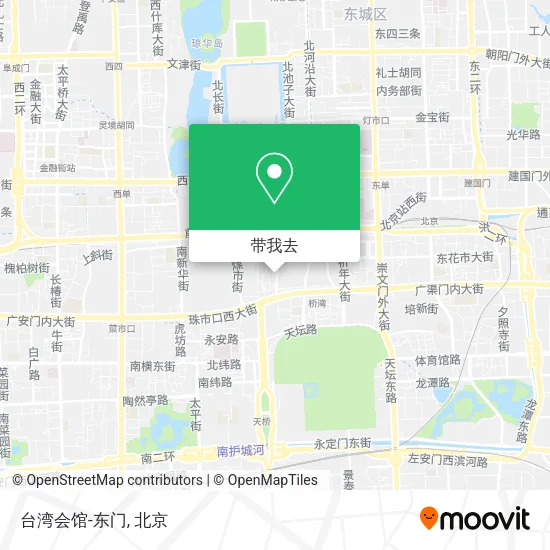 台湾会馆-东门地图