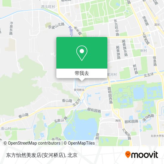 东方怡然美发店(安河桥店)地图