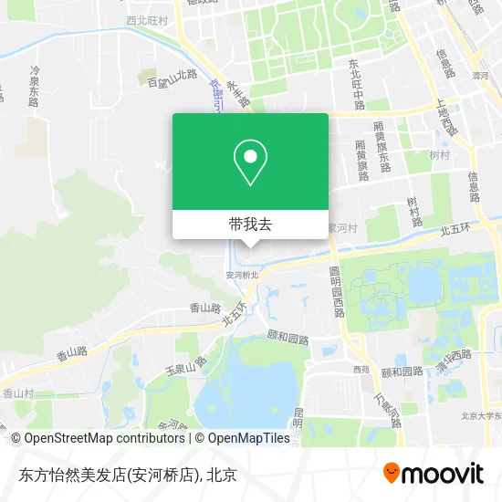 东方怡然美发店(安河桥店)地图