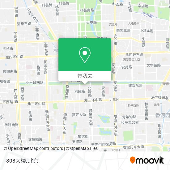 808大楼地图
