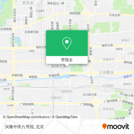兴隆中街八号院地图