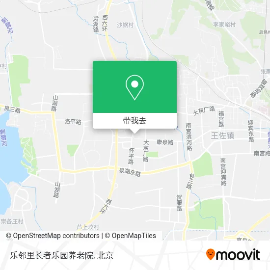 乐邻里长者乐园养老院地图