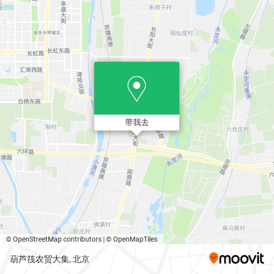 葫芦筏农贸大集地图