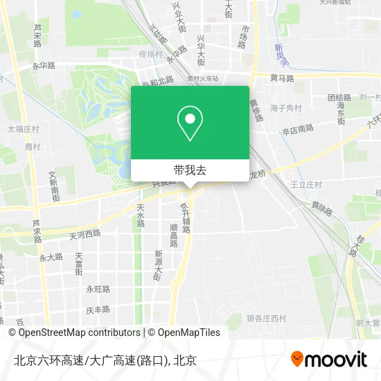 北京六环高速/大广高速(路口)地图