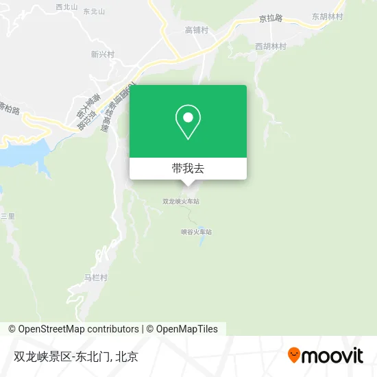 双龙峡景区-东北门地图