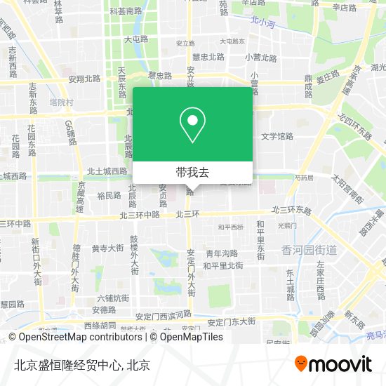 北京盛恒隆经贸中心地图