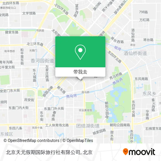 北京天元假期国际旅行社有限公司地图