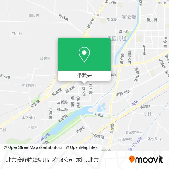 北京倍舒特妇幼用品有限公司-东门地图