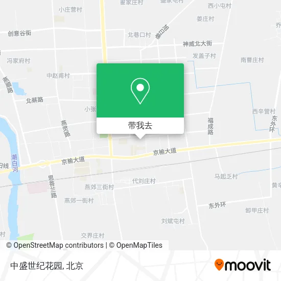 中盛世纪花园地图