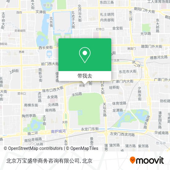 北京万宝盛华商务咨询有限公司地图