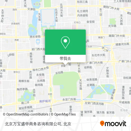 北京万宝盛华商务咨询有限公司地图