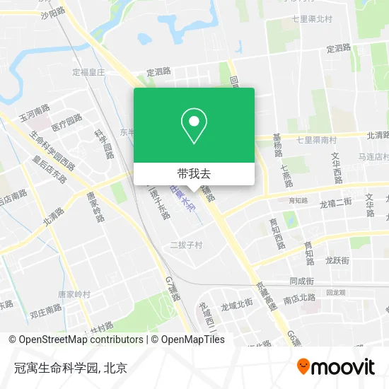 冠寓生命科学园地图