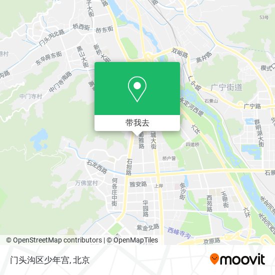 门头沟区少年宫地图