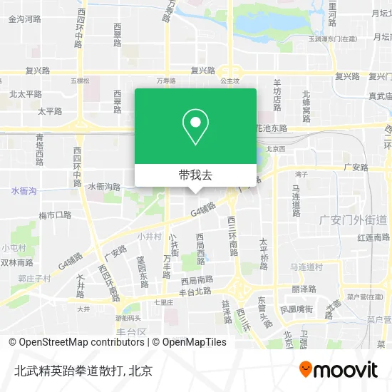 北武精英跆拳道散打地图