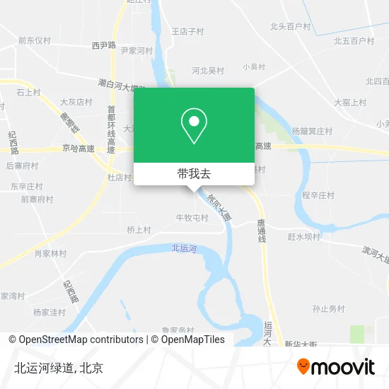 北运河绿道地图
