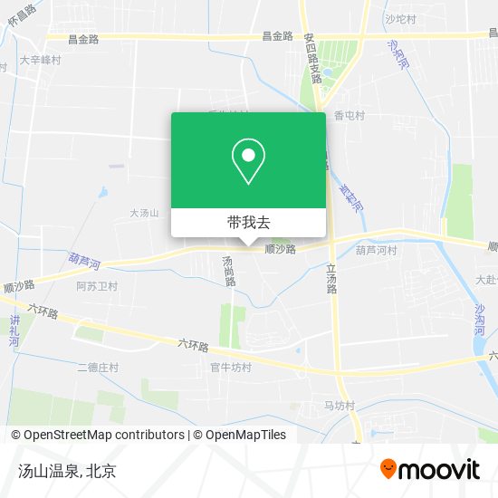 汤山温泉地图