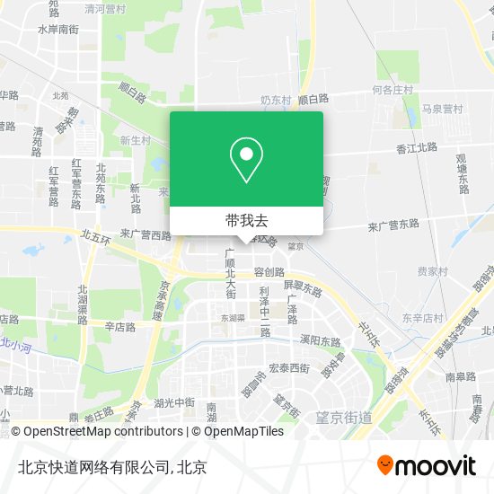 北京快道网络有限公司地图