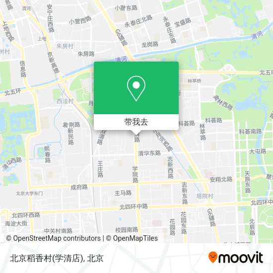北京稻香村(学清店)地图