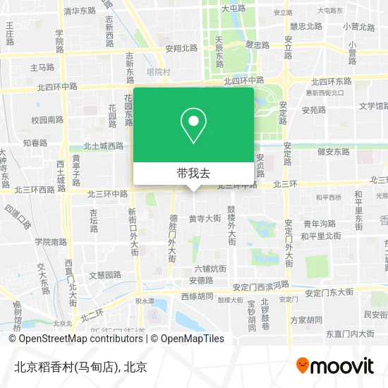 北京稻香村(马甸店)地图
