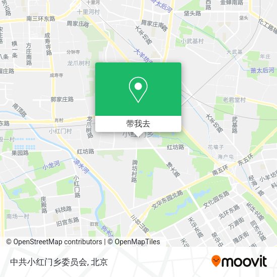 中共小红门乡委员会地图