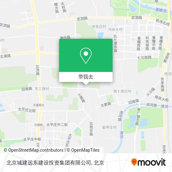 北京城建远东建设投资集团有限公司地图