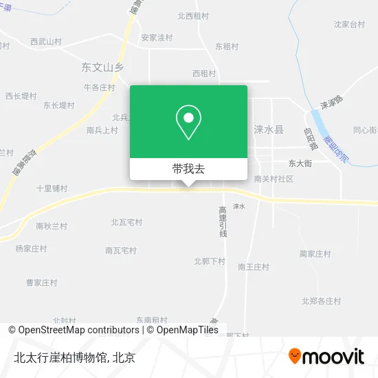北太行崖柏博物馆地图