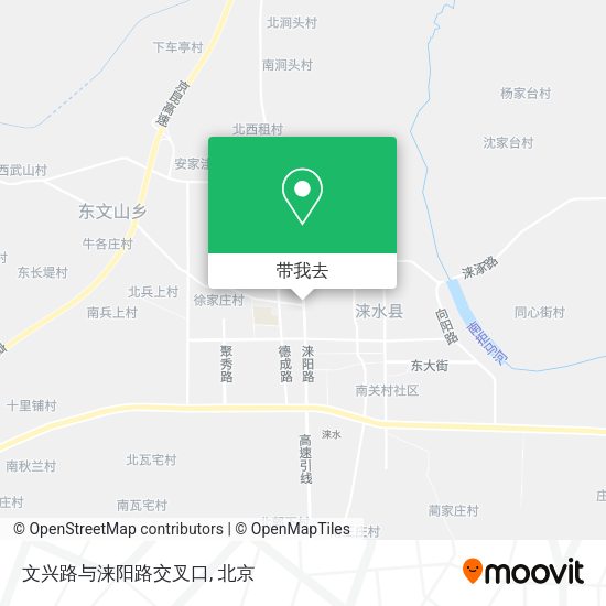 文兴路与涞阳路交叉口地图