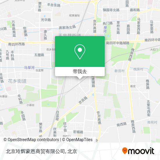 北京玲辉蒙恩商贸有限公司地图