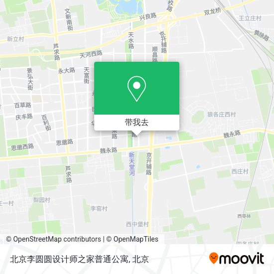 北京李圆圆设计师之家普通公寓地图