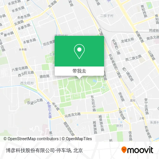 博彦科技股份有限公司-停车场地图