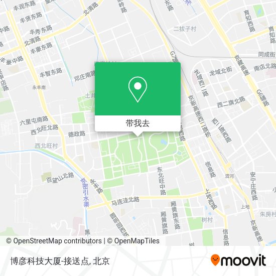 博彦科技大厦-接送点地图