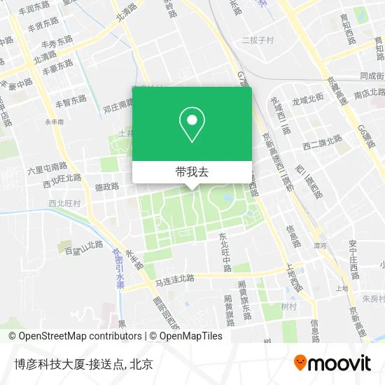 博彦科技大厦-接送点地图