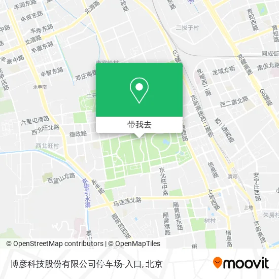 博彦科技股份有限公司停车场-入口地图