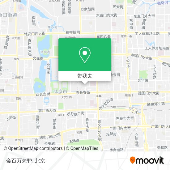 金百万烤鸭地图