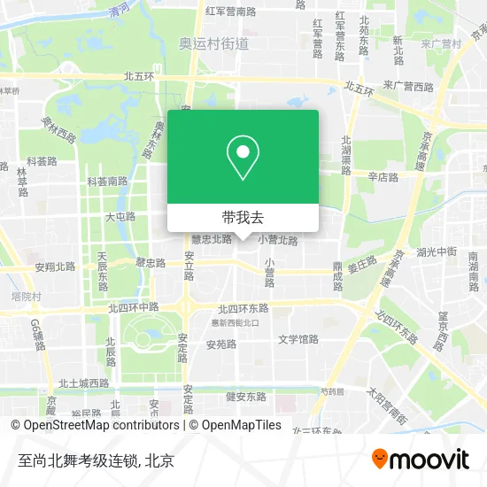 至尚北舞考级连锁地图