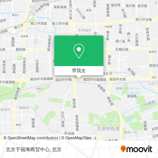 北京于福海商贸中心地图