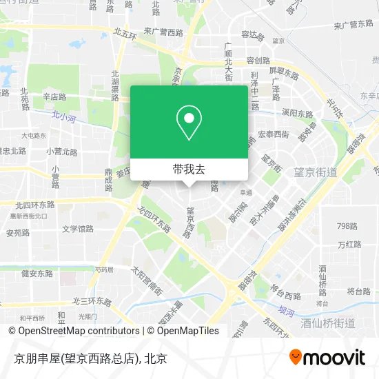 京朋串屋(望京西路总店)地图