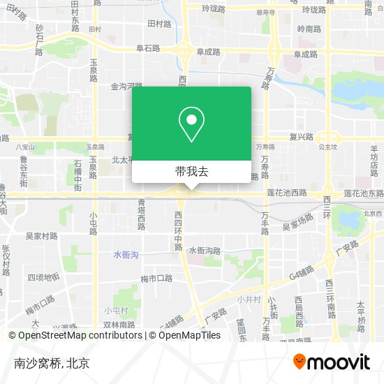 南沙窝桥地图