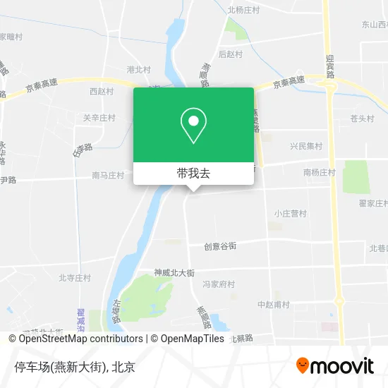停车场(燕新大街)地图